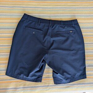 ⭐ Men's Under Armour Navy flat front shorts size 40